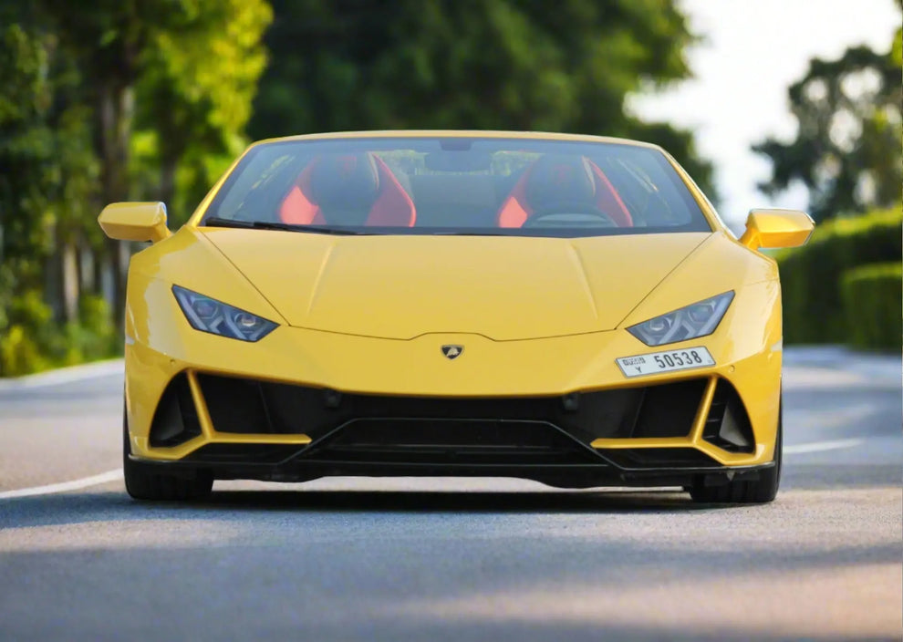 Lamborghini huracan yellow