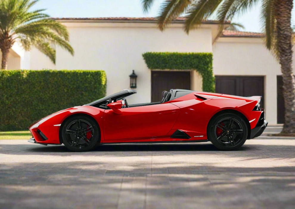 Lamborghini huracan red