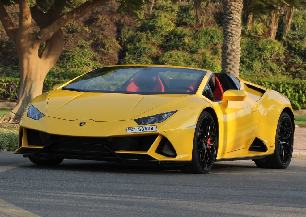 Lamborghini huracan yellow